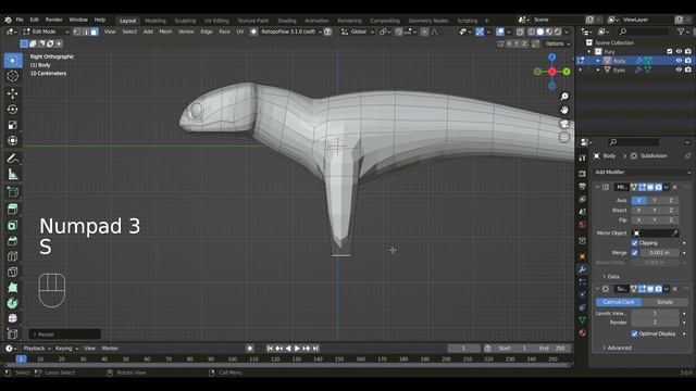 Fury Modeling Part 3 | Blender Starter Tutorial смотреть онлайн