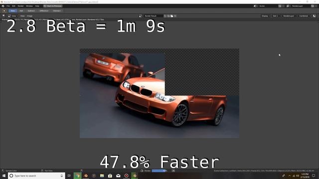 Blender 2.8 Cycles vs 2.79! смотреть онлайн