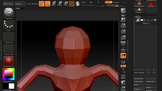 Zesferas + Dynamesh en ZBRUSH / mejoras de las Zesferas (Zspheres) смотреть онлайн
