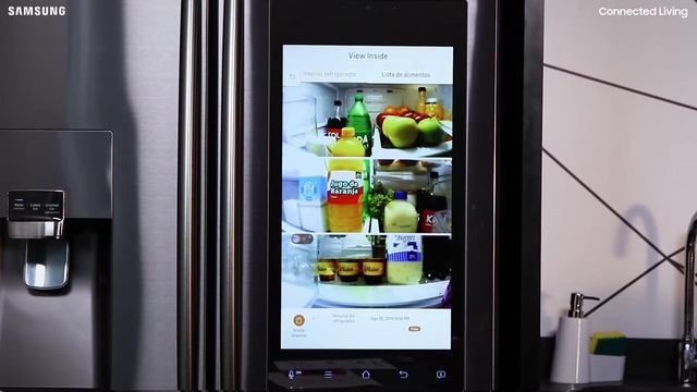 Neveras inteligentes Samsung Family Hub con pantalla táctil y conexión de smartphone смотреть онлайн