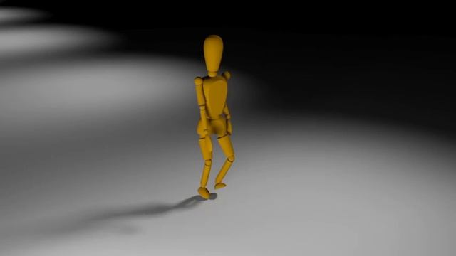 Walk cycle Male standard walk 3ds max animation (perspective) смотреть онлайн
