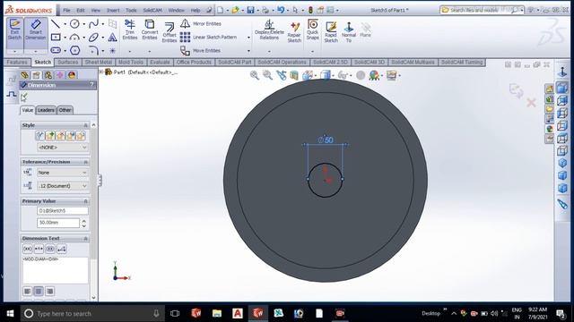 SOLIDWORKS TUTORIALS 9# |Solidworks 3D drawing बनाने का सही तरीका | Solidworks Extrded cut | смотреть онлайн
