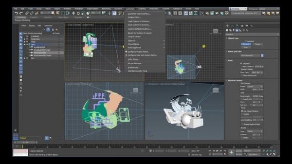 3ds Max Tutorial: Cameras, Lights, and Rendering using Arnold