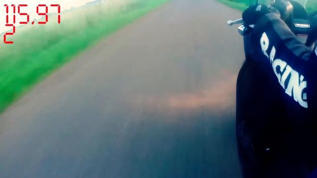 120kmh MiniRide as passenger on Suzuki Burgman 400 смотреть онлайн