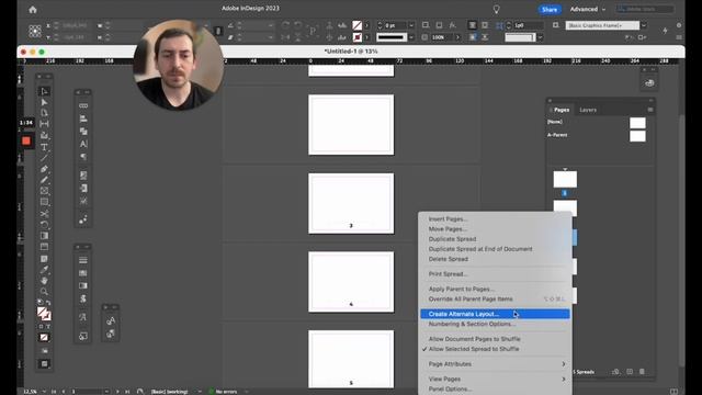 Нумерация с любой полосы в Adobe InDesign - как проставить цифры НЕ с первой страницы смотреть онлайн
