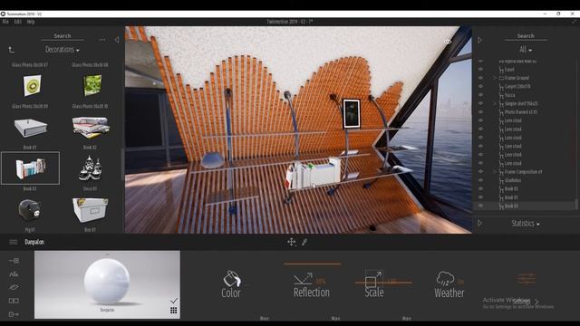 TWINMOTION 2019 / 3DS MAX 2020 SLOPE HOUSE ON THE SEA EXTERIOR & INTERIOR ANIMATION (7--9) смотреть онлайн