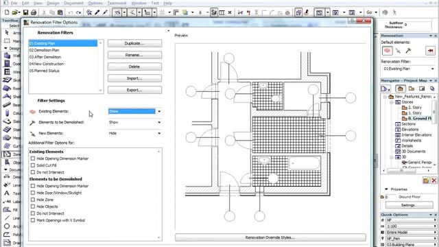 ArchiCAD 15 - muutossuunnittelun suotimien muokkaus смотреть онлайн