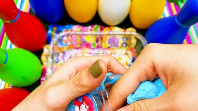 Disney Princess: Finding Princesses with Coloring SLIME Square box - ASMR, Satisfying смотреть онлайн