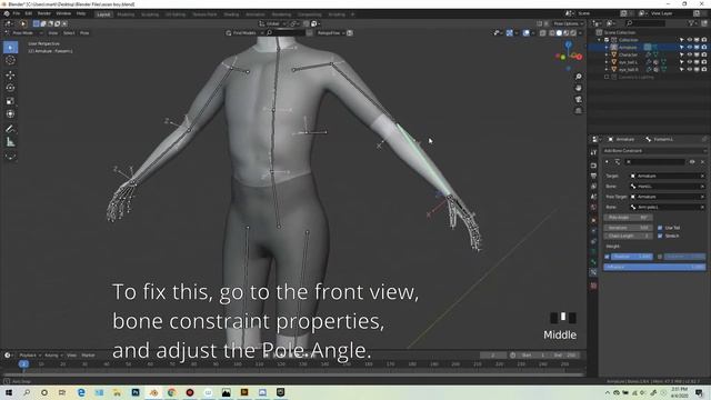Blender 3D 2.8X Basic Armature Rigging Part 2: IK and FK Rigging Tutorial. смотреть онлайн