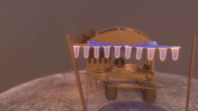 Medieval street food cart #3d #3dmodel #3dmodeling #Maya #zbrush #substancepainter #marmoset toolba смотреть онлайн
