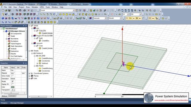 HFSS Tutorial #5 : Patch Antenna | Create, Simulate & Analyze Probe Feed Patch Antenna in Ansys HFS смотреть онлайн