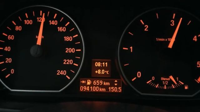 BMW 116d E87 0-100 km/h 0-160 km/h acceleration смотреть онлайн