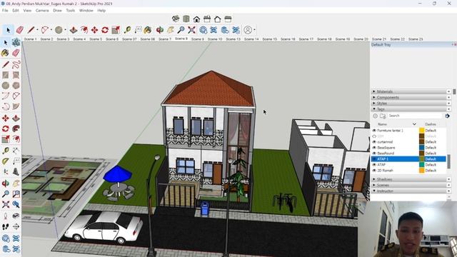 "Tutorial Membuat 3D Animasi Pada Sketch Up Pro 2021" PEMULA WAJIB NONTONNN!!!!! смотреть онлайн