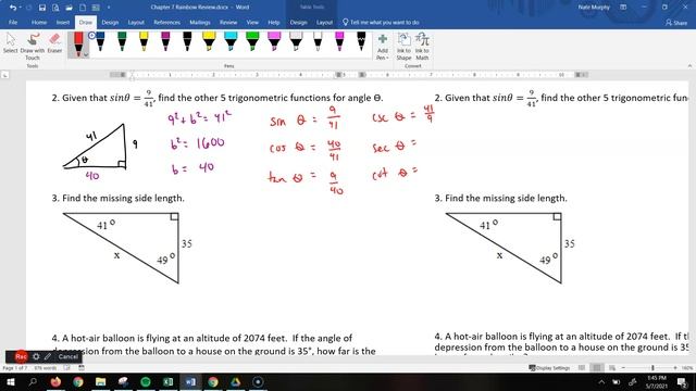 Alg 2 Ch 7 Rainbow Review: PINK смотреть онлайн