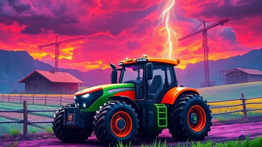 Тракторы-игрушки: От стройки до фермы – реальный мир игрушек