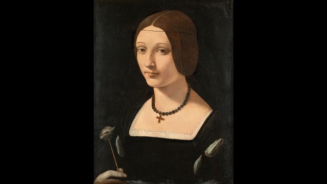 Giovanni Antonio Boltraffio - Retrato de una dama como santa Lucía смотреть онлайн