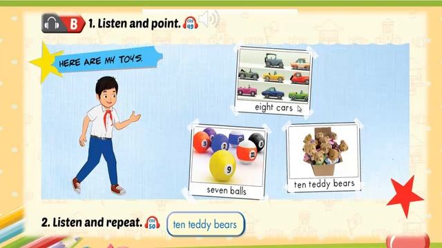 TIẾNG ANH LỚP 1/ UNIT 9: TOYS LESSON 3 смотреть онлайн