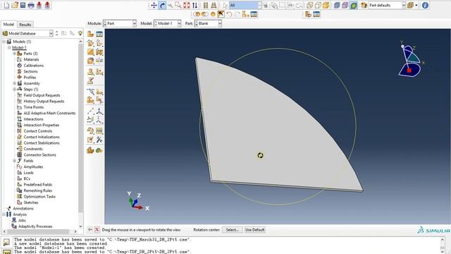 Tractrix Die Forming (TDF) Blank Creation in ABAQUS Video Part3 смотреть онлайн