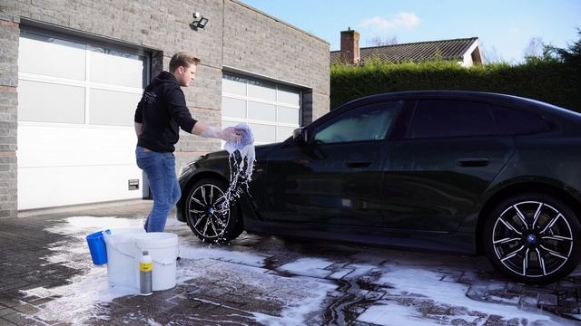 Deep Cleaning A DIRTY BMW I4 M50 | Auto Detailing