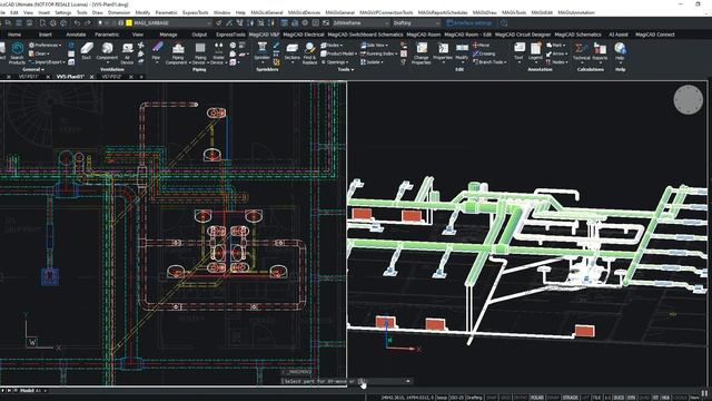 MagiCAD for BricsCAD – Tre funktioner för rörprojektering смотреть онлайн