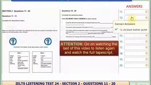 IELTS LISTENING MINI TEST 77 смотреть онлайн