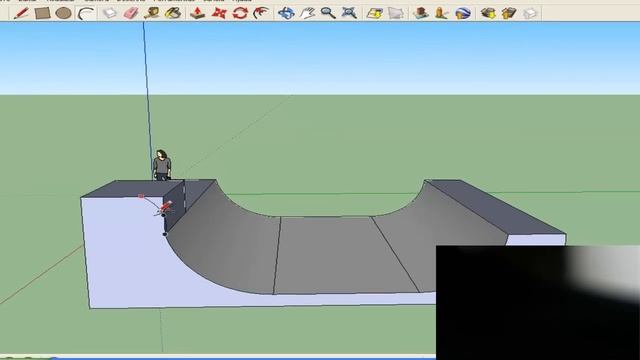 How to make a half pipe on google sketchup смотреть онлайн