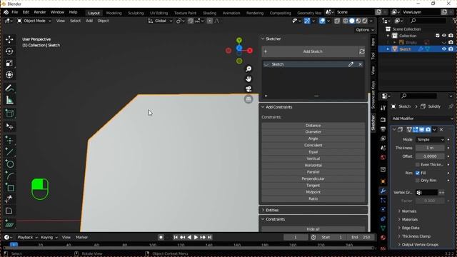 Blender CAD Sketcher V.0.25.0(New good things added) смотреть онлайн