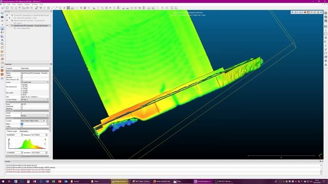 From laser-scanning point cloud to elevation-mesh with CloudCompare смотреть онлайн