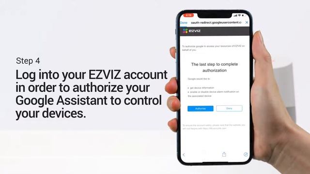EZVIZ Connect EZVIZ devices to your Google Home device смотреть онлайн