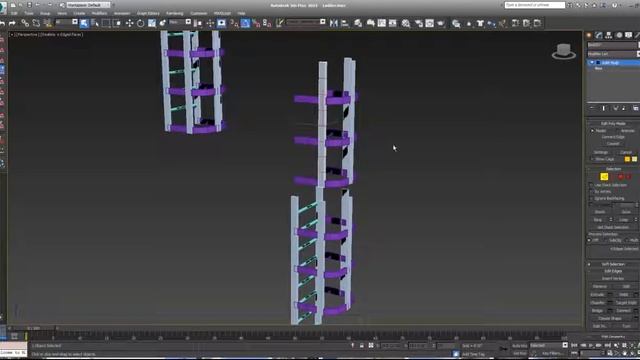 3ds Max For New Users 3 (Continue Modeling a Ladder) смотреть онлайн