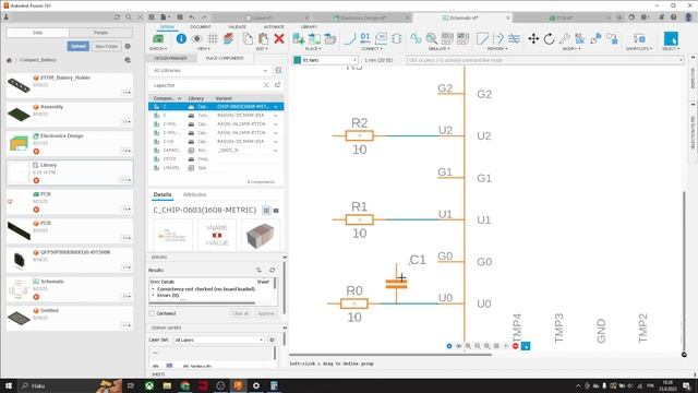 Fusion 360 Electronics - How to design BMS Battery Management System part 4 смотреть онлайн