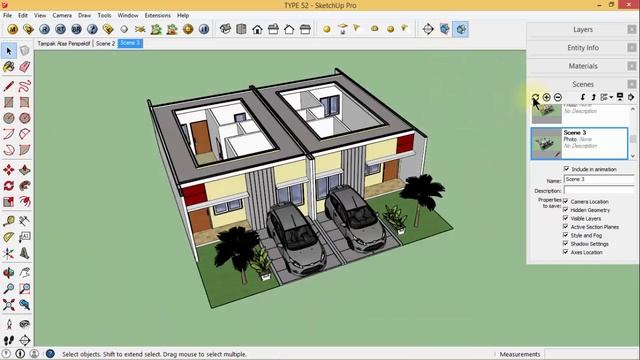 Sketchup - Scene & Animasi Mp4 смотреть онлайн