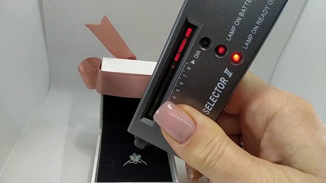 Кольцо с Aqua Blue Green муассанитом 0.9 ct Размер свободный Серебро 925 Тест на подлинность смотреть онлайн