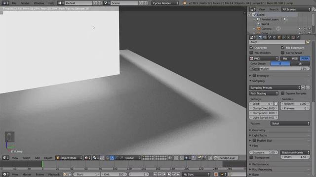 Cycles Render Samples Blender Fundamentals смотреть онлайн