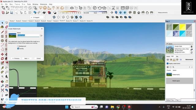 ADDING BACKGROUND IN V-RAY FOR SKETCHUP | CIVIL ENGINEERING | BK ENGINEERING смотреть онлайн