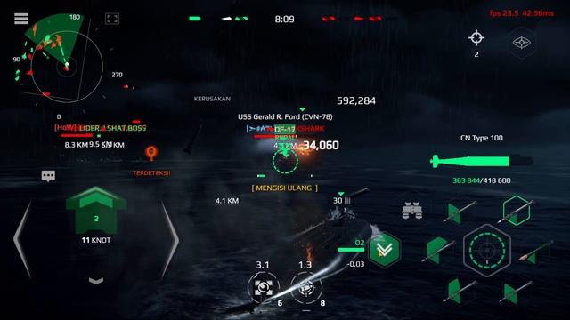 CN Type 100 - Big Boy... Full DF-17 Missile - Modern Warships gameplay смотреть онлайн