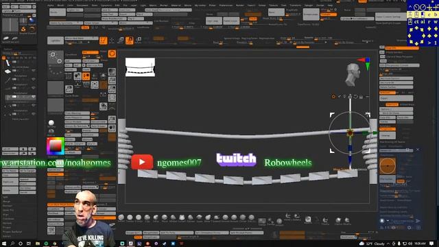 Zbrush, Blender, Mixer, low polys bridge смотреть онлайн