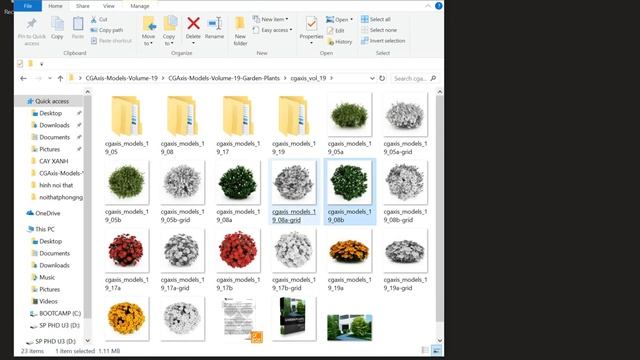 3DSMAX MODELS CGAXIS VOLUME 19 GARDEN PLANTS смотреть онлайн