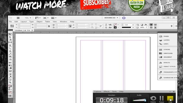 Adobe InDesign Basic Tools in hindi/urdu | Tutorial Free Course смотреть онлайн