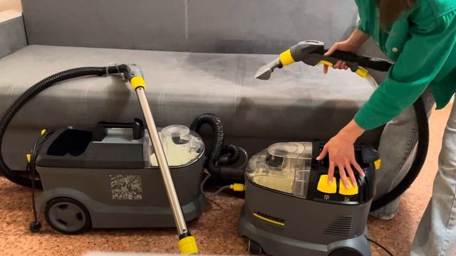 Инструкция по химчистке мягкой мебели моющими пылесосами Karcher Puzzi 8/1 и 10/1