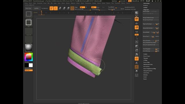 Character Modeling Part 18: Exporting from Marvelous Designer to ZBrush смотреть онлайн