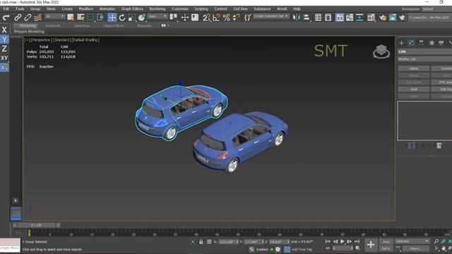 How to make low poly from high poly in 3ds max | Tamil | SMT смотреть онлайн