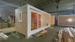 Каркасная баня отправляется к своему владельцу | Каркасные и модульные бани в Екатеринбурге