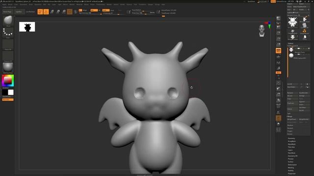 Sculpting A Cartoon Dragon: ZBrush for Beginners смотреть онлайн