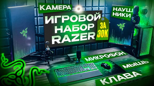 НЕ БЮДЖЕТНЫЙ ИГРОВОЙ НАБОР RAZER ЗА 30К