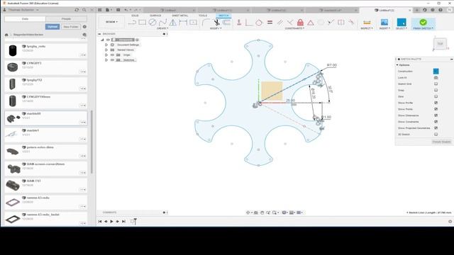 Fusion 360 DANSK 18, Glaskugle leger, Marble Fidget смотреть онлайн