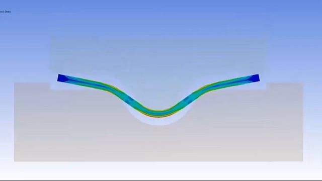 2D Metal Forming ANSYS смотреть онлайн