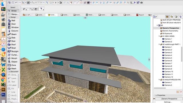 ARCHICAD - 3D SECTIONAL CUTAWAY смотреть онлайн