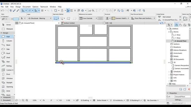 Archicad 24 tutorial for beginners 2023 part 1 смотреть онлайн
