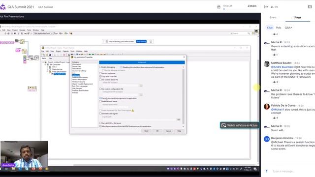 Create LabVIEW Applications As Default Windows Application.